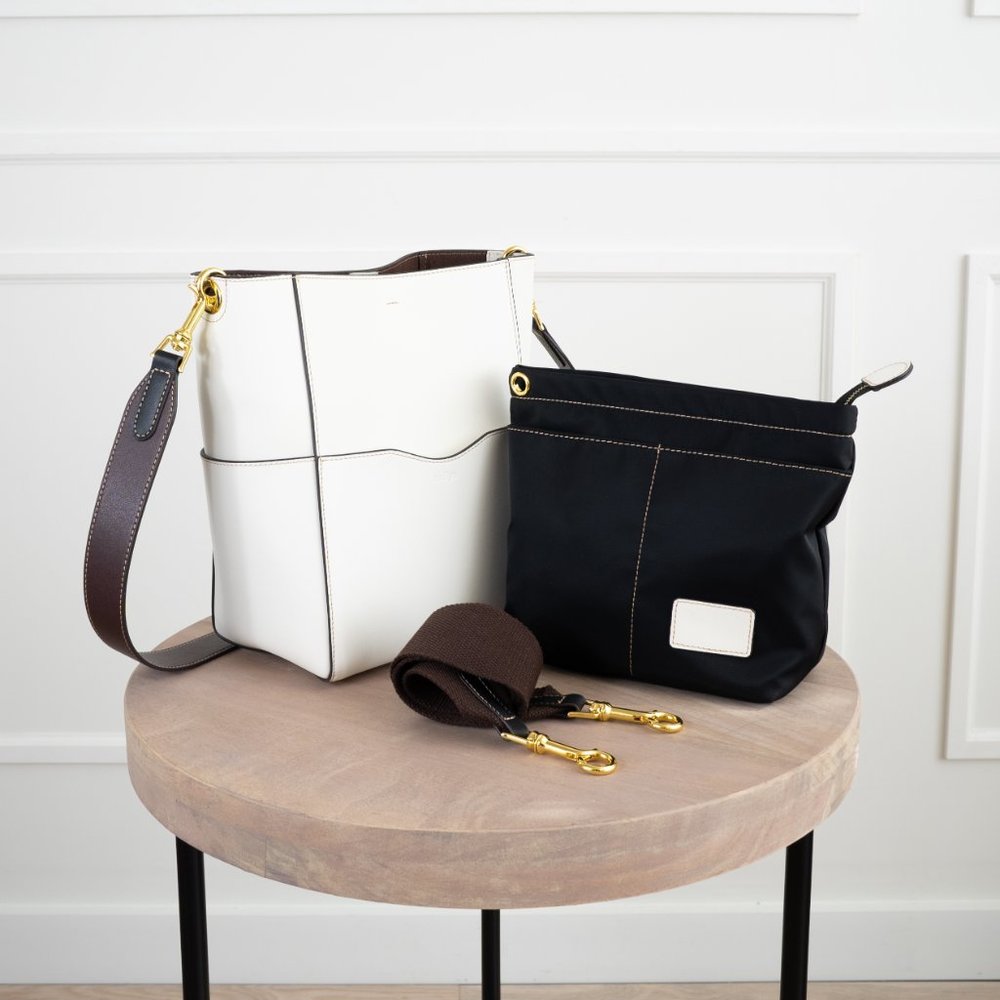 The Jordan Leather Bucket Bag - Cream - Picture 10 of 12